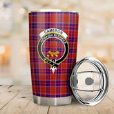 Clan Cameron of Lochiel Modern Tartan Crest Tumbler GG59 Clan Cameron Tartan Today